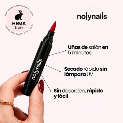 5 tusch-neglelakker uden UV-lampe | Nolynails™